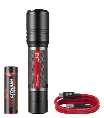 Milwaukee REDLITHIUM USB 2,000L Slide Focus Flashlights