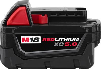 Milwaukee M18 REDLITHIUM XC5.0 Batteries