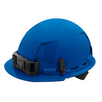 Milwaukee Front Brim Vented Hard Hats with 4-Point Ratcheting Suspension