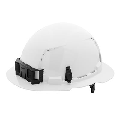 Milwaukee Full Brim Vented Hard Hats with 6-Point Ratcheting Suspension