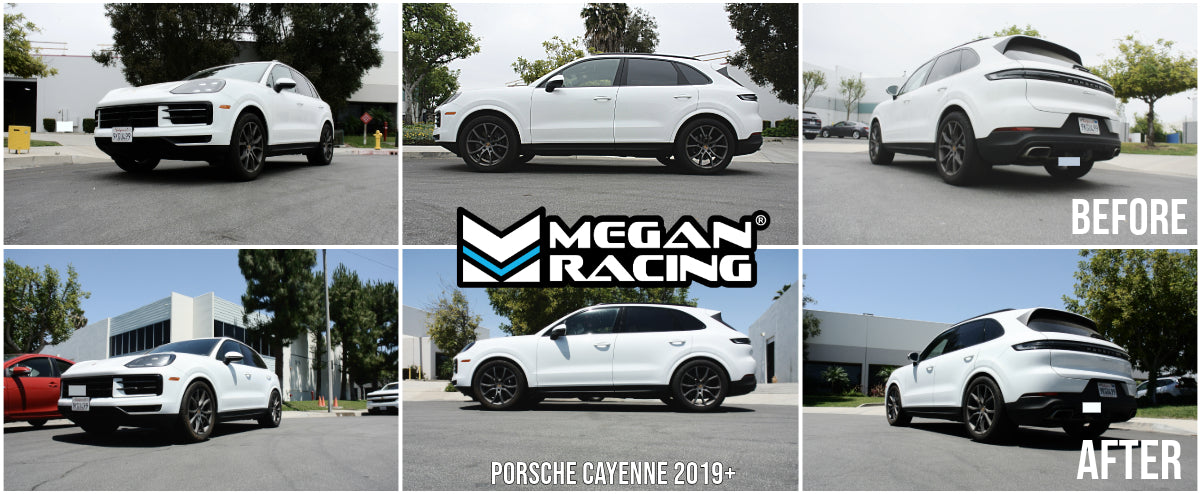 Megan Racing Porsche Cayenne 2019-2023 Euro I Coilover System – Free Shipping (Excludes PASM Models)