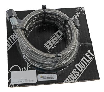 60 -6AN STAINLESS BRAIDED H