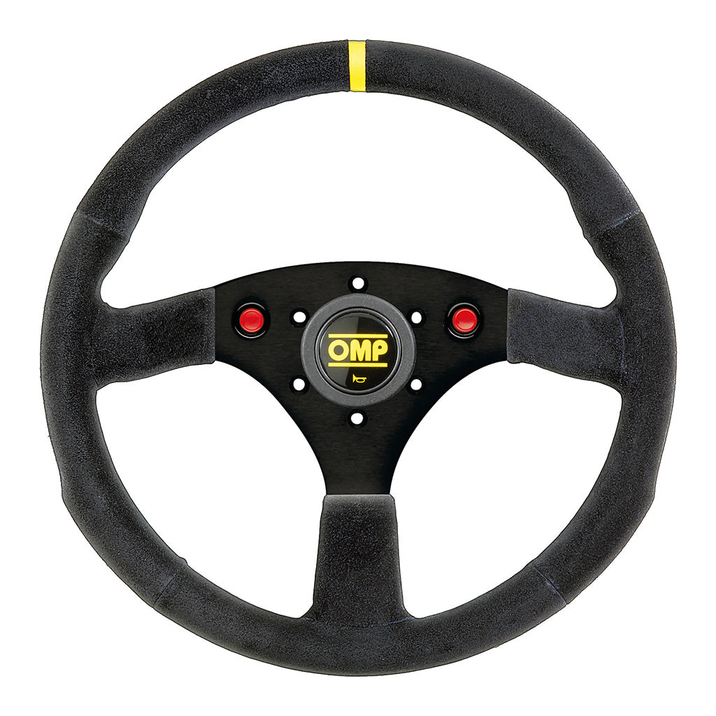 OMP 320 ALU S Steering Wheel | 320mm Flat Suede Racing Wheel