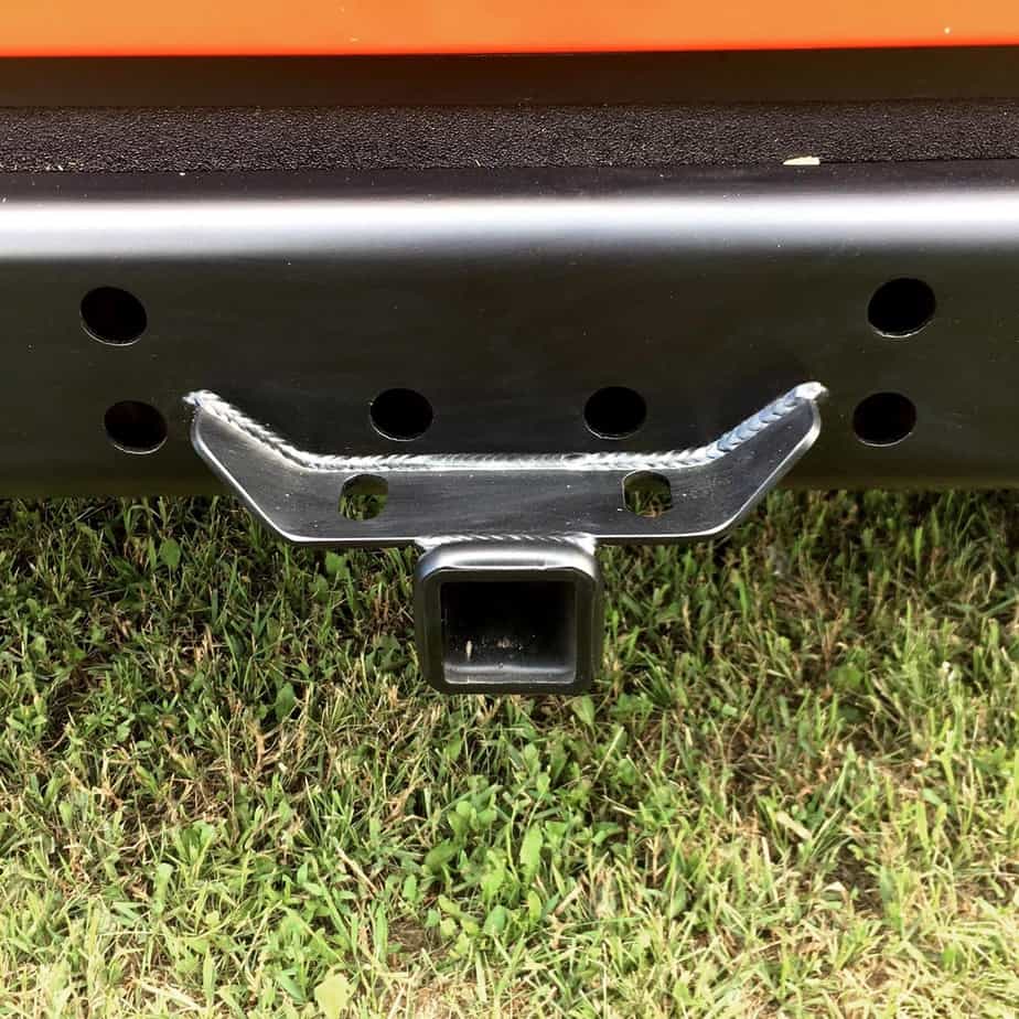 OTR Rear Bumper with Class III Receiver Hitch
