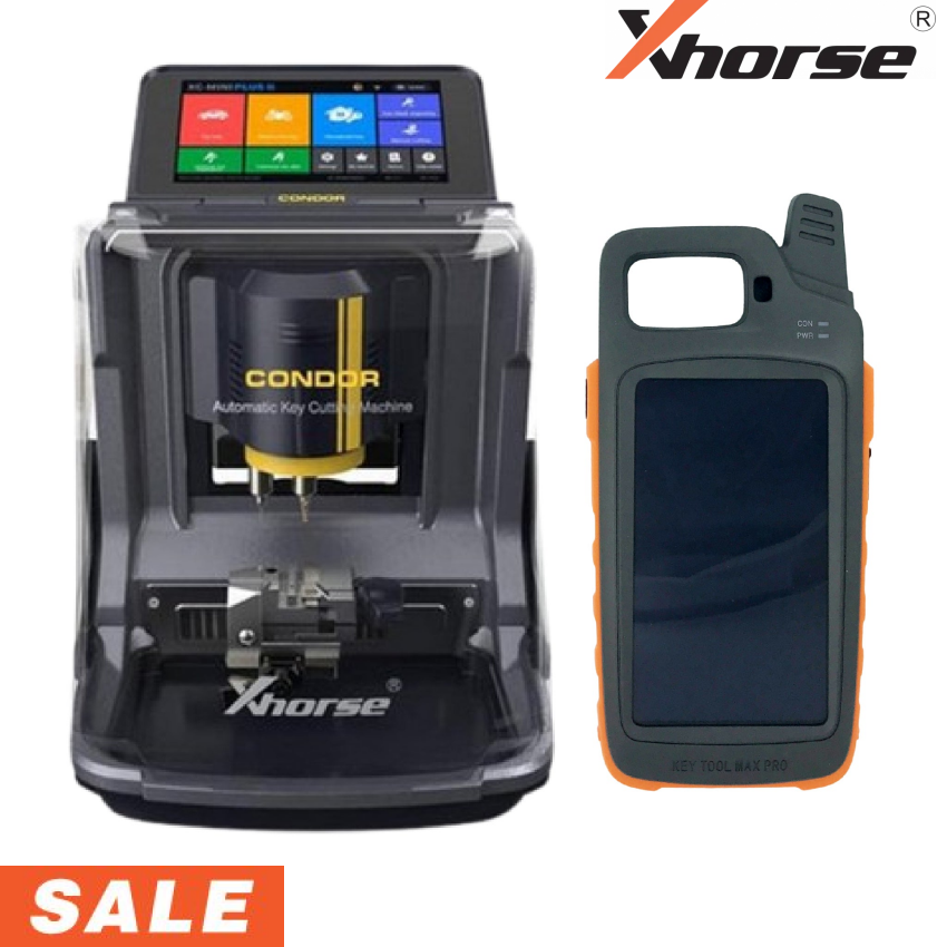 Xhorse Condor XC Mini Plus II Key Cutting Machine with VVDI Key Tool Max Pro