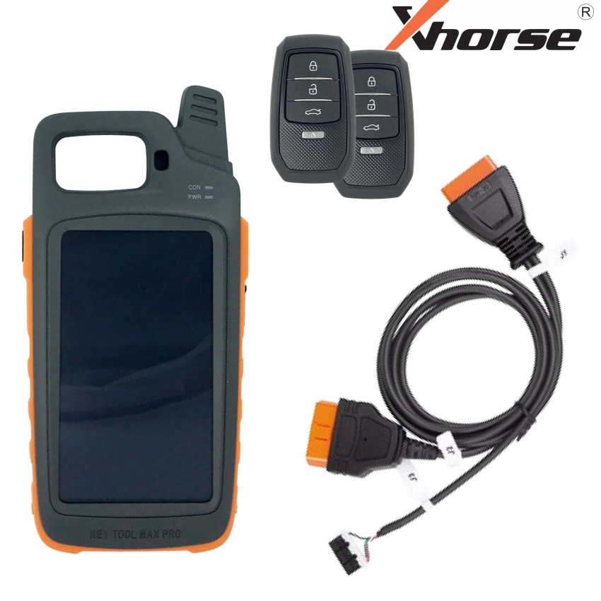 Xhorse VVDI Key Tool Max Pro + 2 Xhorse Toyota Remotes and Toyota BA AKL Cable