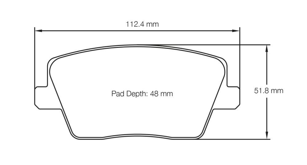Pagid Racing Brake Pads No. 7035 (Rear)