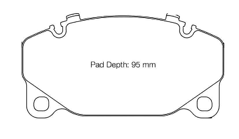 Pagid Racing Brake Pads No. 8286 (Front)