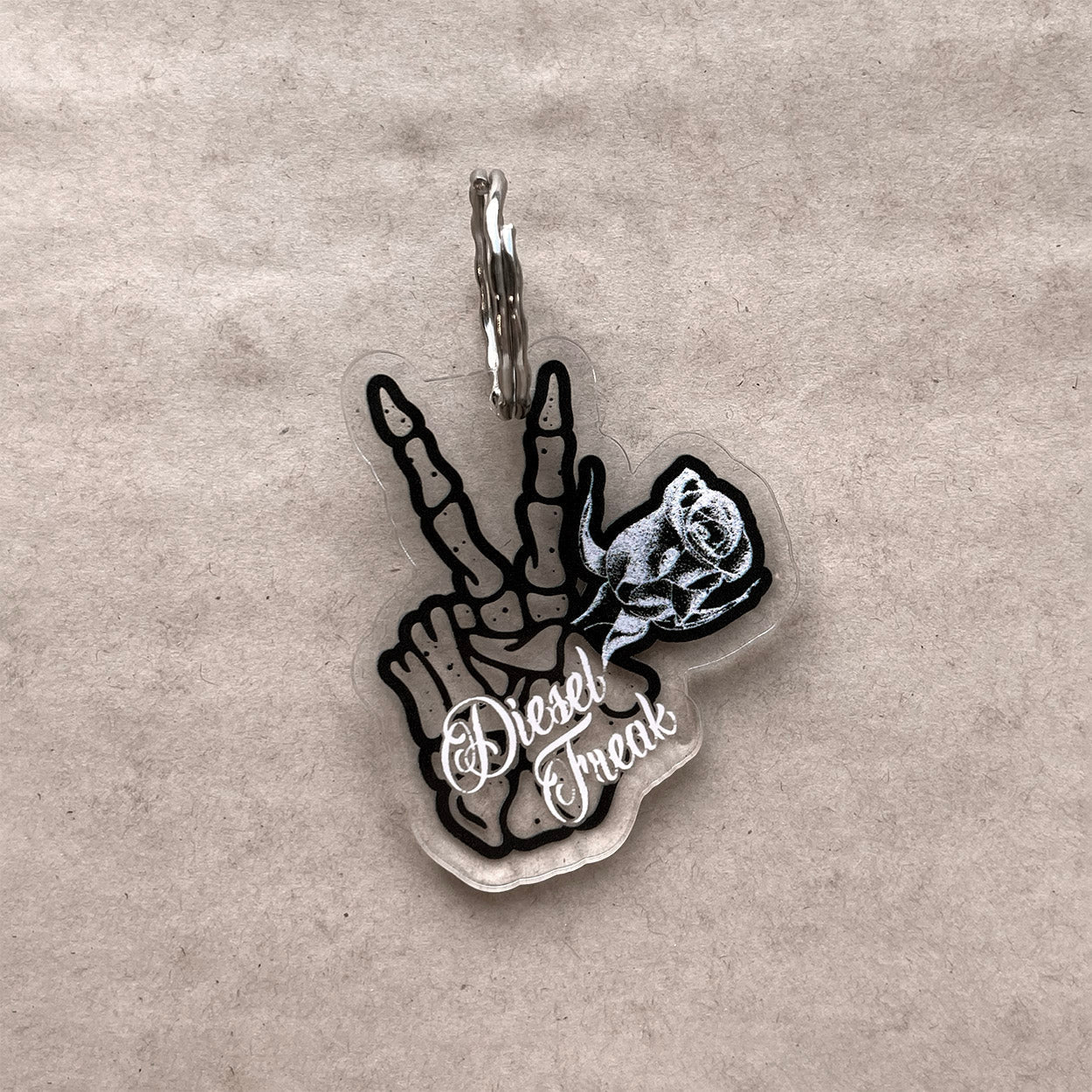 Peace Roses Keychain