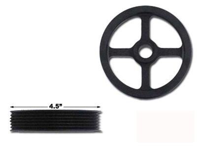 PULLEY PWR STEER ALUM 4.5