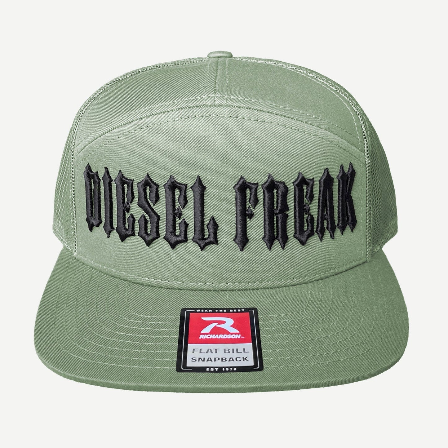 Piston Head Puff Embroidered Cap