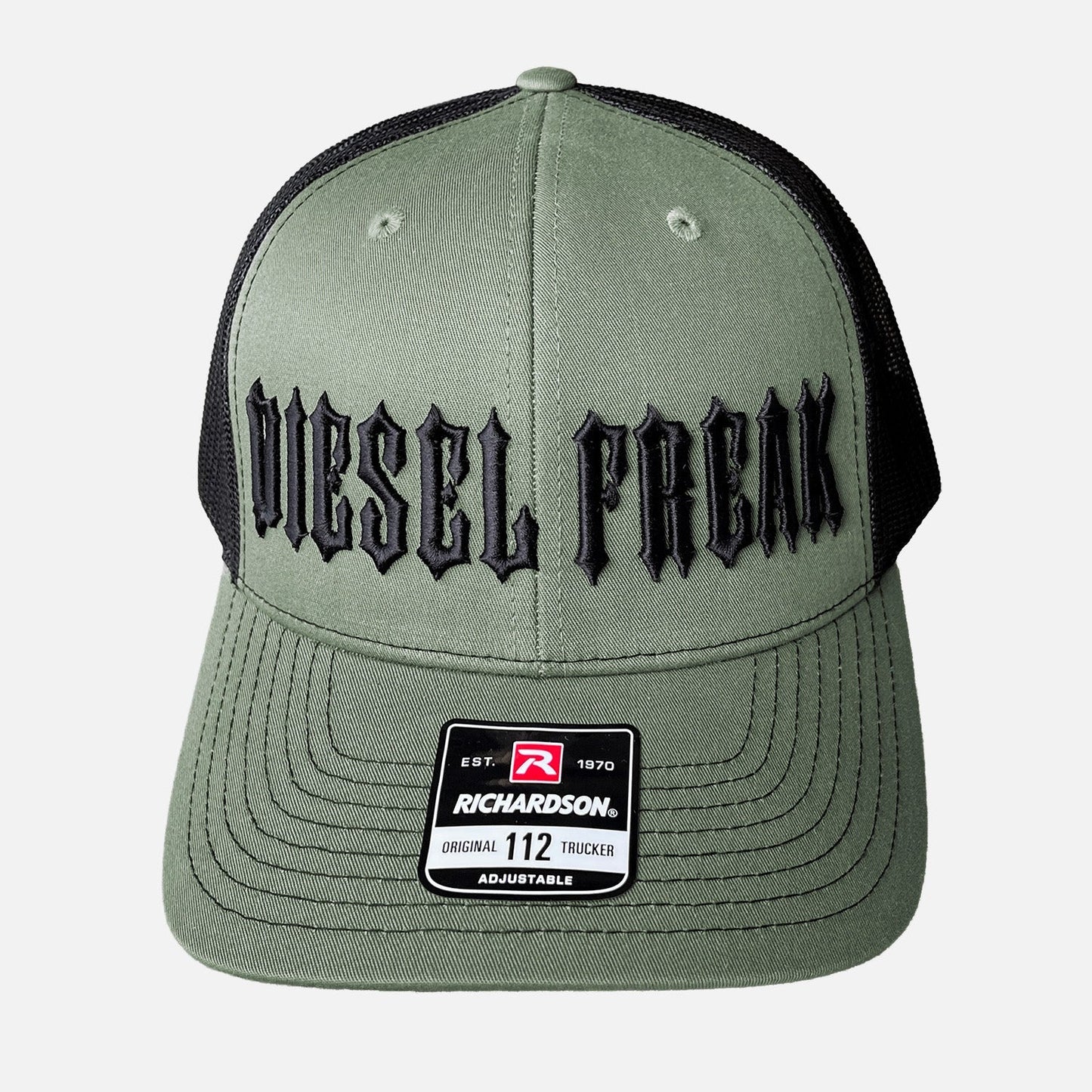 Piston Head Puff Embroidered Trucker Hat