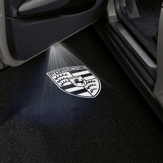 Porsche 718 Spyder 982 4th Gen Premium Door Puddle Lights Various Designs 2019–2026