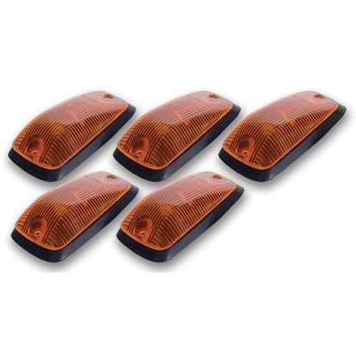 5 PC CAB ROOF LIGHT KIT AMBER