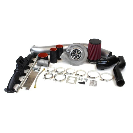 Dodge S300 SX-E 63/74 Single Turbo Kit For 03-07 5.9L Cummins .91 AR Industrial Injection