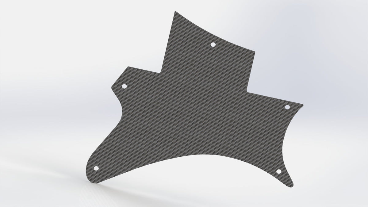 Custom CARBON FIBER guitar pickguard Fits PRS SE flat-top Style