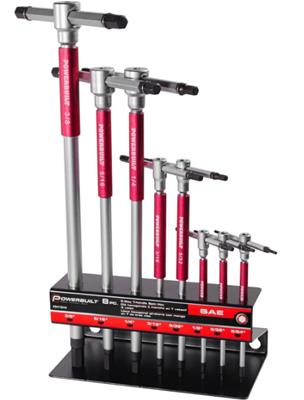 HEX KEY SAE T-HANDLE SET 8