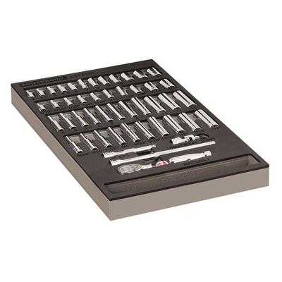 SOCKET SET 1/4DR 47PC