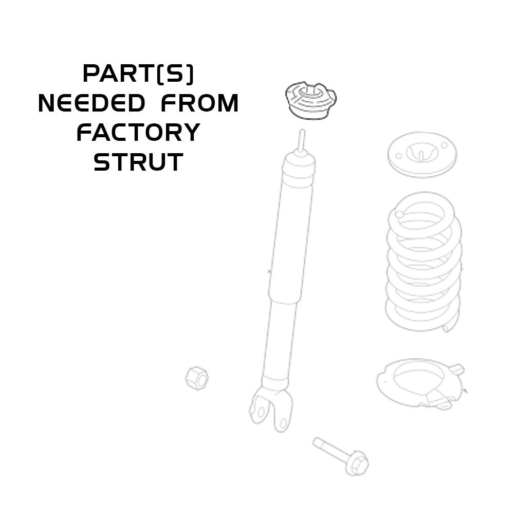 REV9 Ford Taurus / Tarus SHO 2010-12 Hyper-Street ONE Coilovers Lowering Kit Assembly