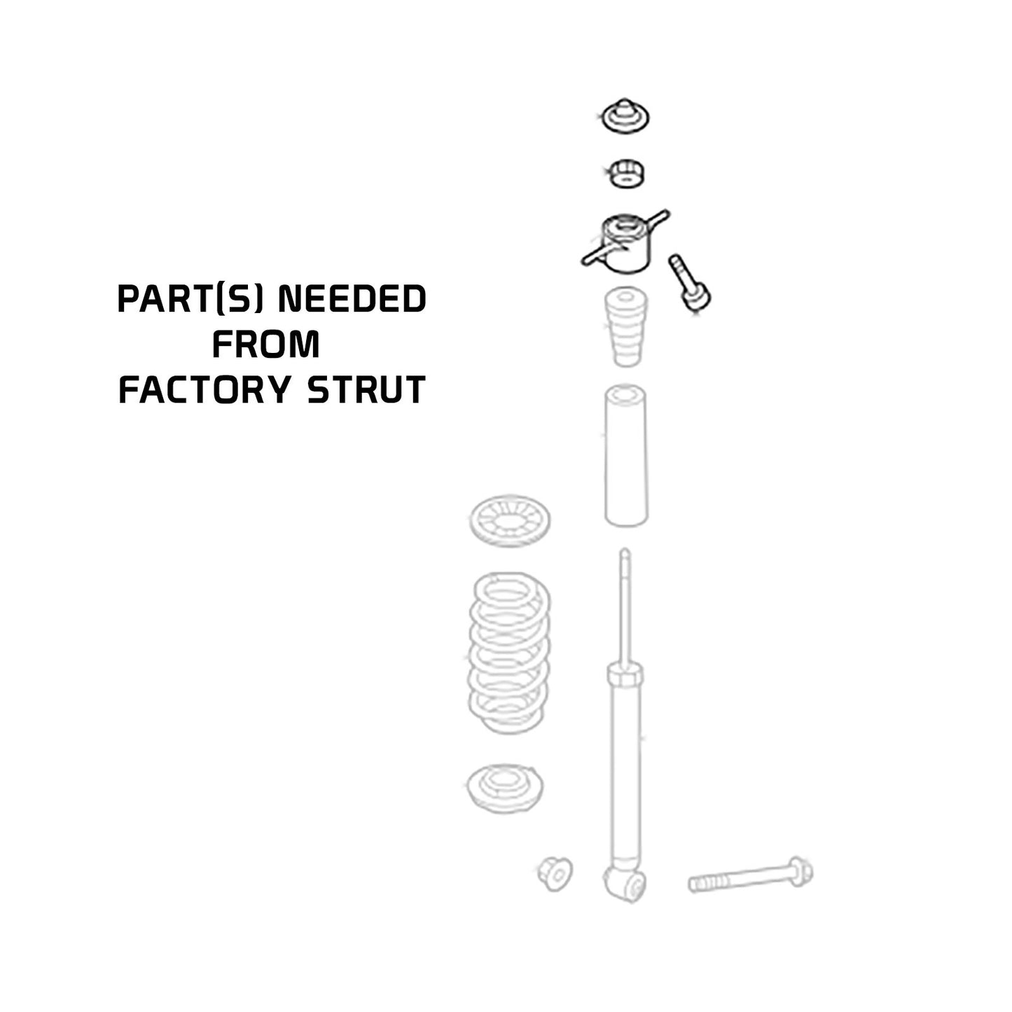 REV9 Kia Forte Sedan (BD) 2019-24 Hyper-Street ONE Coilovers Lowering Kit Assembly