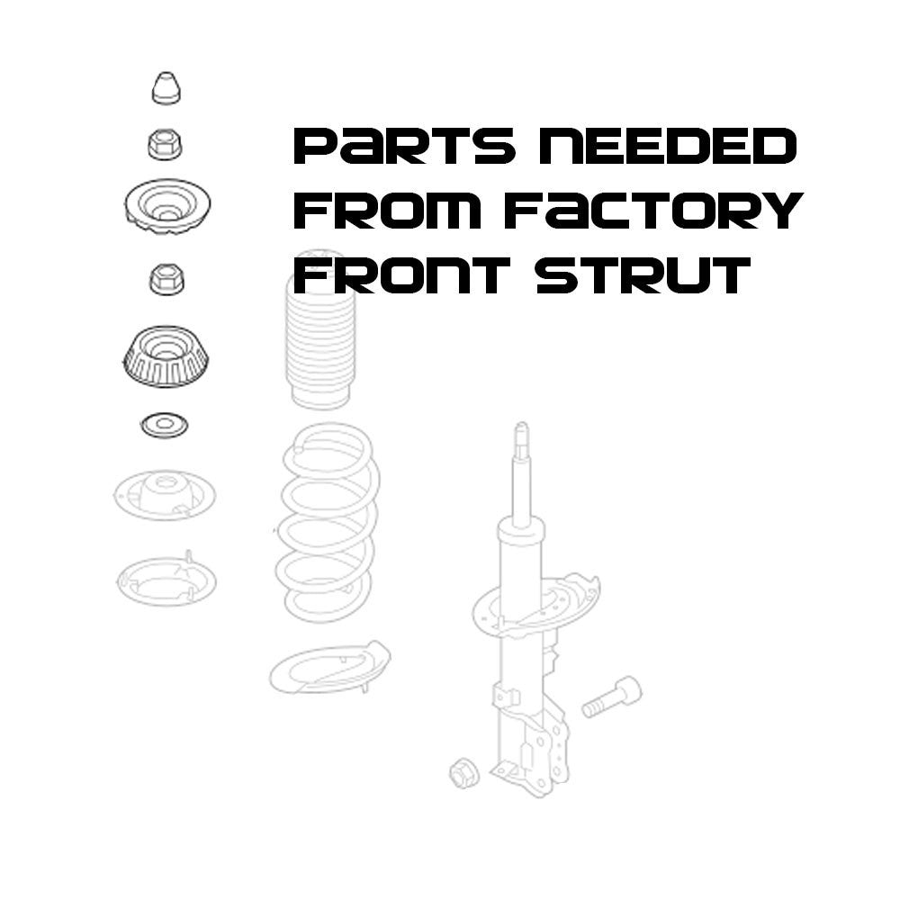 REV9 Kia Rio (SC) 2018-23 Hyper-Street ONE Lowering Kit Assembly