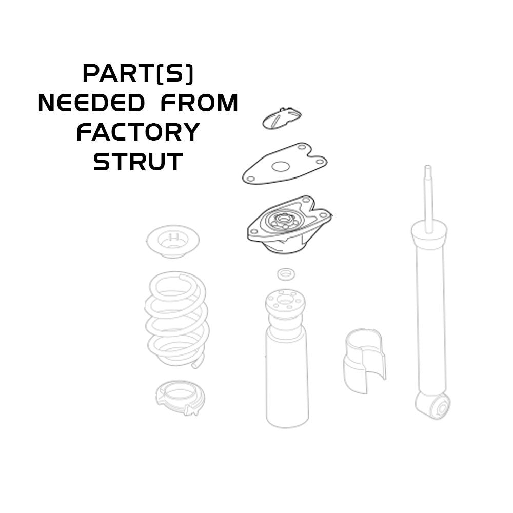 REV9 MINI Cooper / Cooper S / JCW (F65/F66/F67) 2025+UP Hyper-Street ONE Coilovers Lowering Kit Assembly