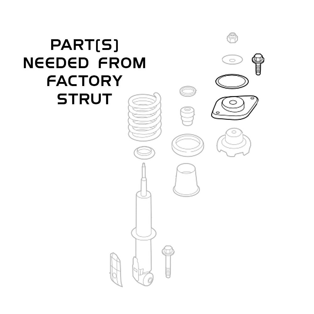 REV9 MINI Cooper Countryman (R60) 2011-16 Hyper-Street ONE Coilovers Lowering Kit Assembly