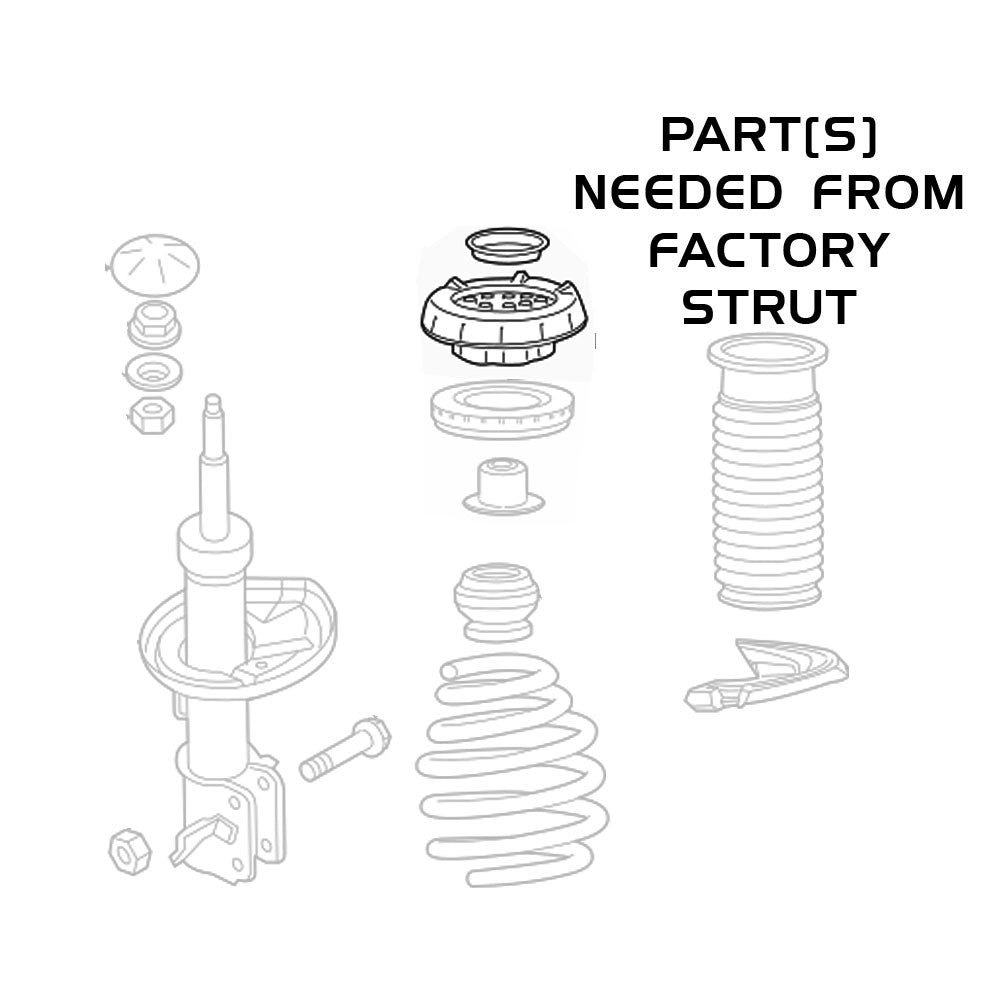 REV9 Chevrolet Sonic (T300) 2012-20 Hyper-Street ONE Coilovers Lowering Kit Assembly