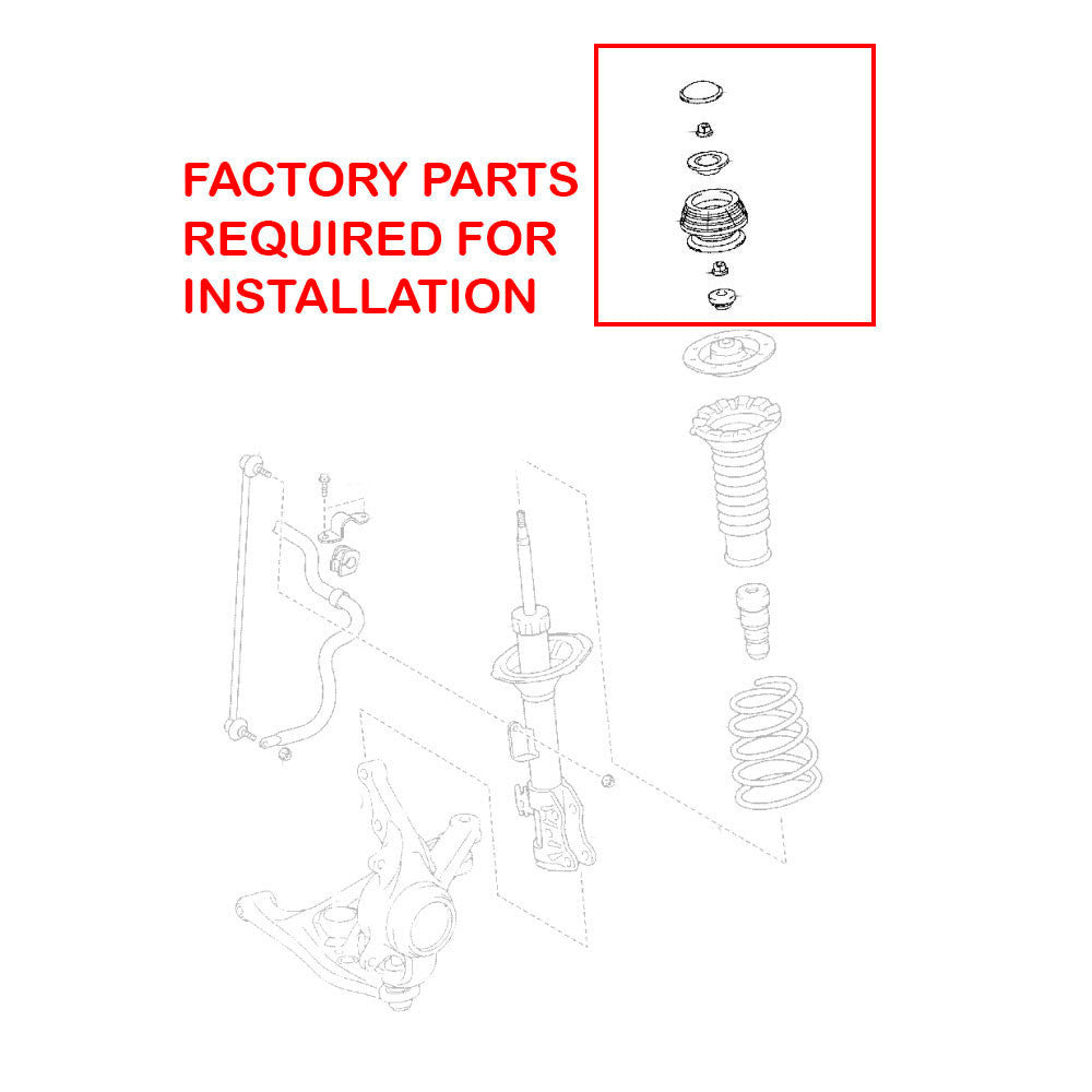 REV9 Scion xD (XP110) 2008-14 Hyper-Street ONE Coilovers Lowering Kit Assembly SKU: R9-HPX-1212_2