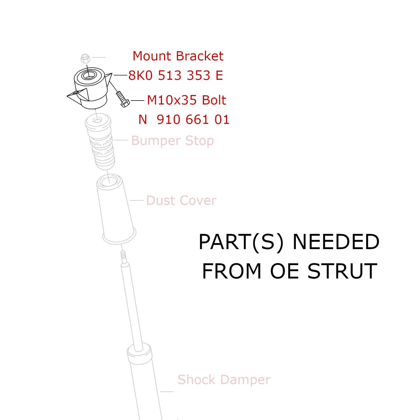 REV9 Audi A4 / A4 QUATTRO (B8) Sedan 2009-16 Hyper-Street II Coilover Kit w/ 32-Way Damping Force Adjustment R9-HS2-062_1