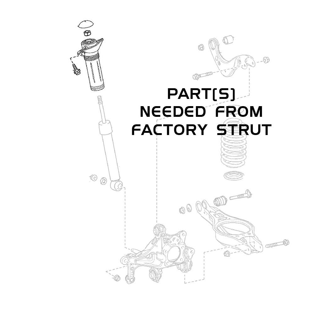 REV9 Lexus ES (GSV10) 2019-23 Hyper-Street II Coilover Kit w/ 32-Way Damping Force Adjustment