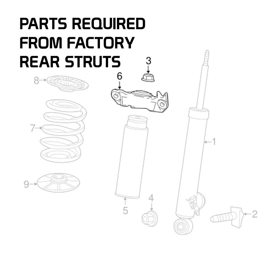 REV9 Chevrolet Malibu 2013-15 / 2016 Limited Hyper-Street II Coilover Kit w/ 32-Way Damping Force Adjustment