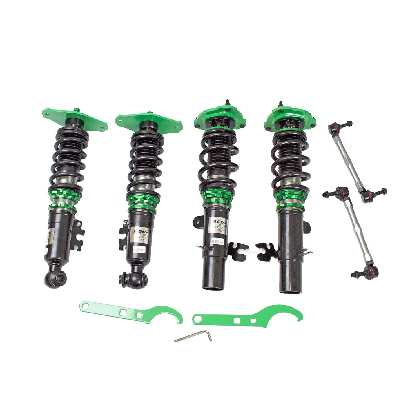 REV9 Mini Cooper (R55/R56/R57/R58/R59) 2007-15 Hyper-Street II Coilover Kit w/ 32-Way Damping Force Adjustment SKU: R9-HS2-155