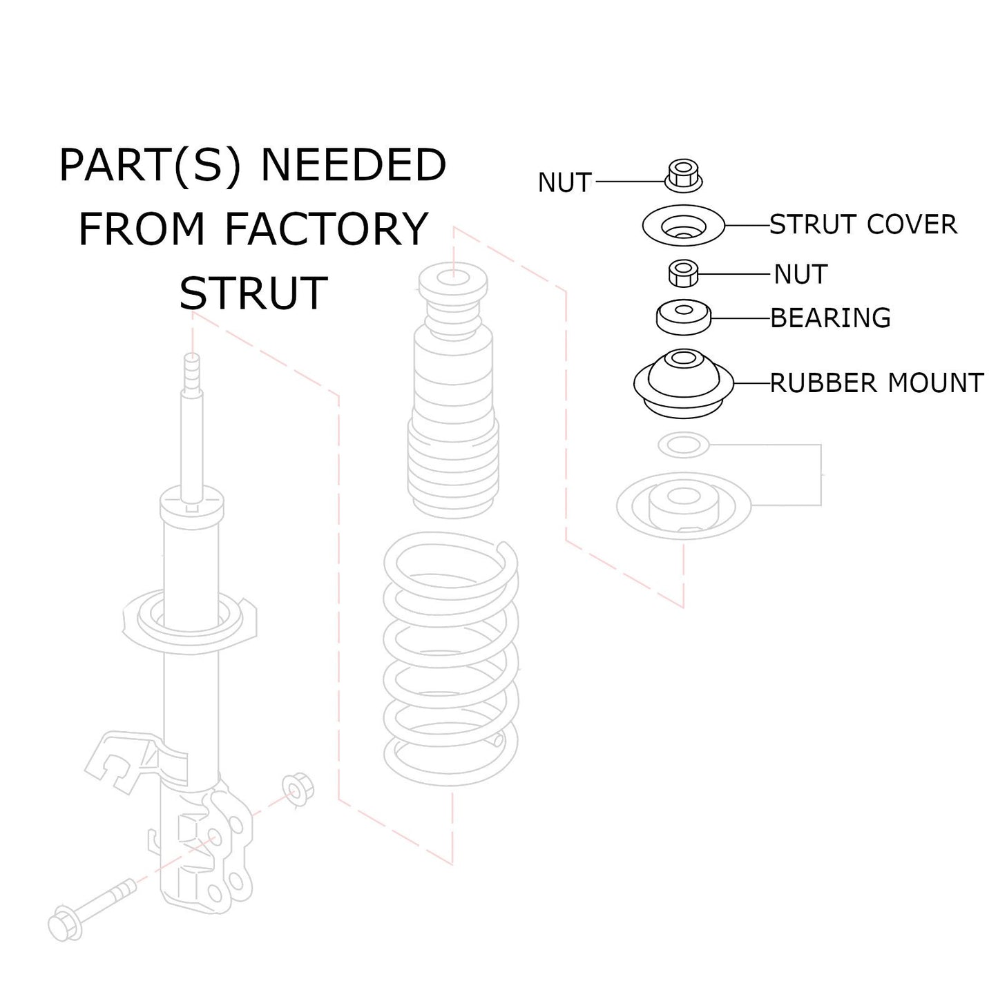 REV9 Nissan Kicks (P15) 2017-22 Hyper-Street II Coilover Kit w/ 32-Way Damping Force Adjustment SKU: R9-HS2-156_1