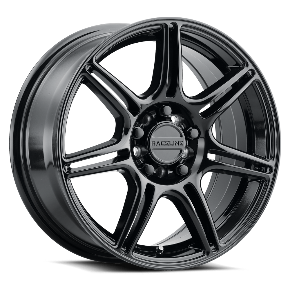 Raceline APEX GLOSS BLACK 16X7 5X100/5X114.3 +40mm