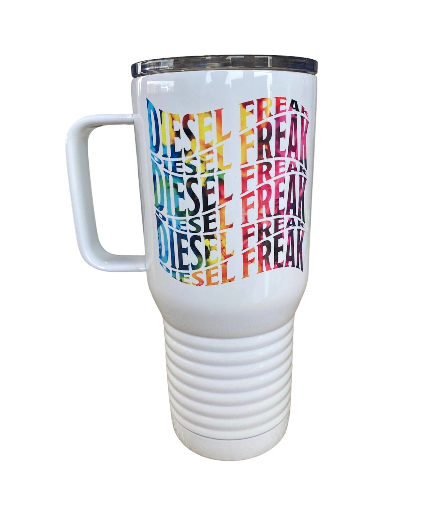 Rainbow Swoosh Tumbler
