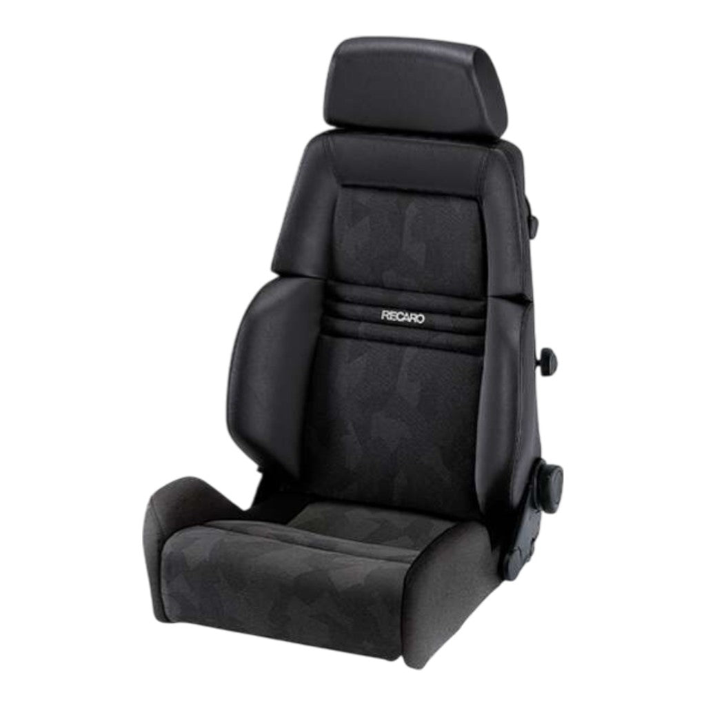 RECARO 045.00.0669 Seat Expert M, Artista Black/Artificial Leather Black, Size LT/W