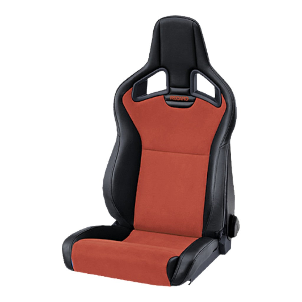 RECARO 414.10.2585 Right Heated Sport Seat Cross Sportster CS, Artificial Leather Black / Dinamica Red