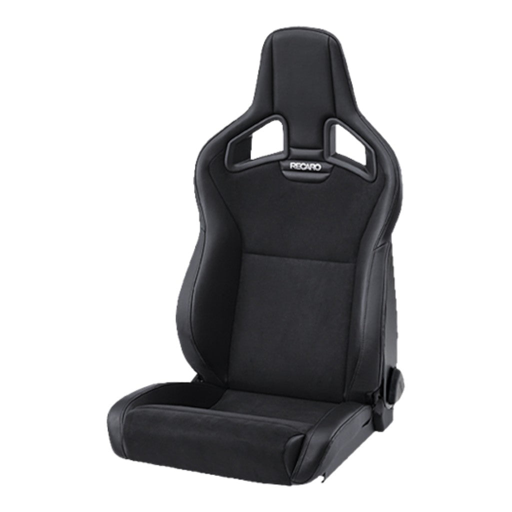 RECARO 415.10.2575 Right Heated Sport Seat Cross Sportster CS SAB, Artificial Leather Black / Dinamica Black
