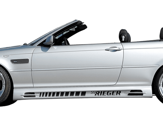 Rieger E46 Side Skirts - Vented Type 1