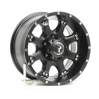 ASSUALT BLACK 16X8