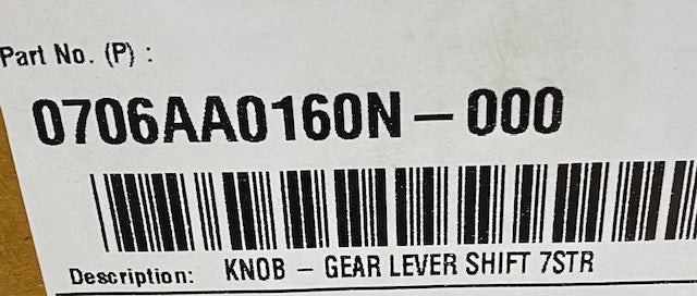 Roxor OEM Manual Trans shift Knob