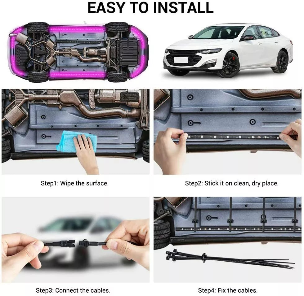 GEN PERFORMANCE RGB 6PCS Underglow LED Kit