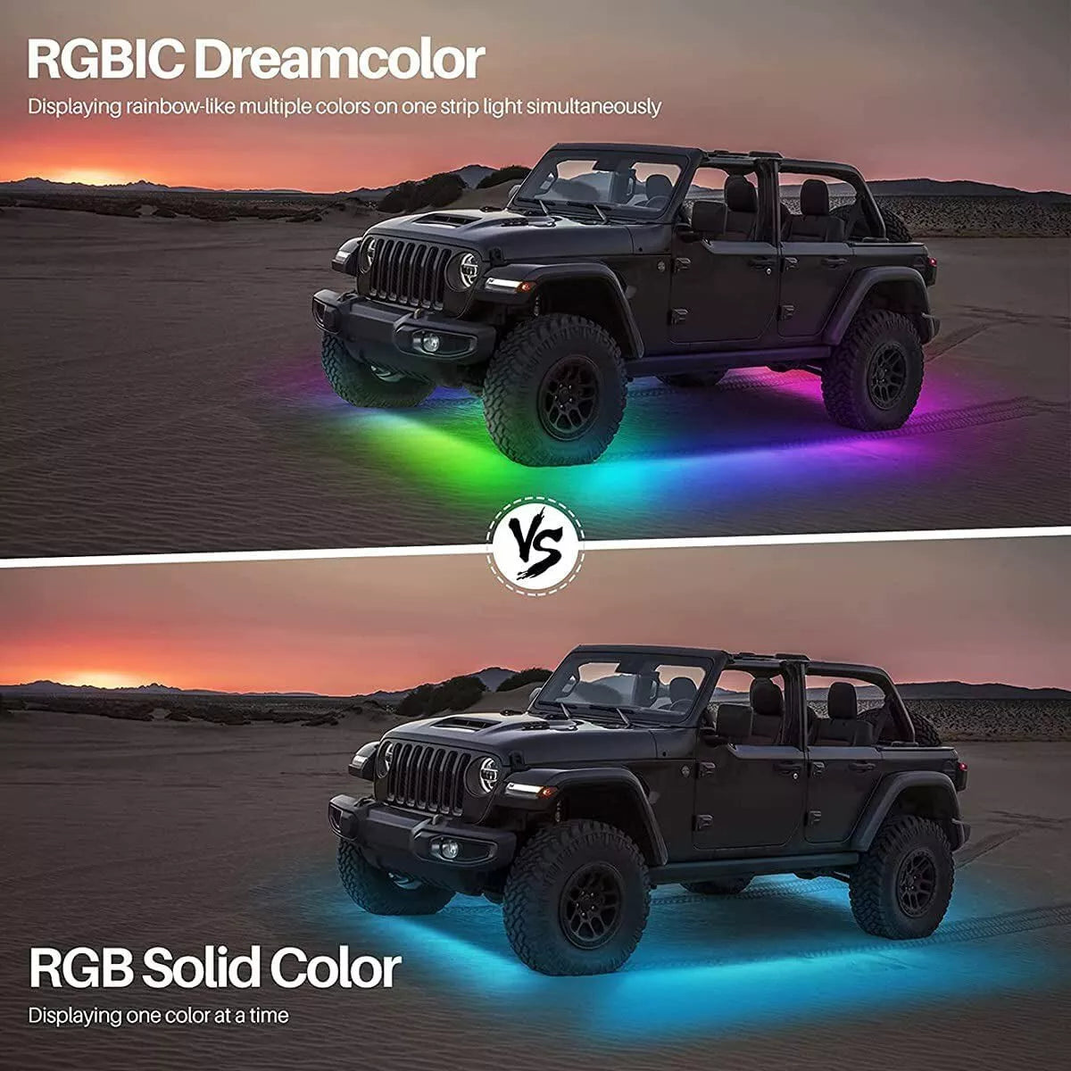 GEN PERFORMANCE RGB 6PCS Underglow LED Kit