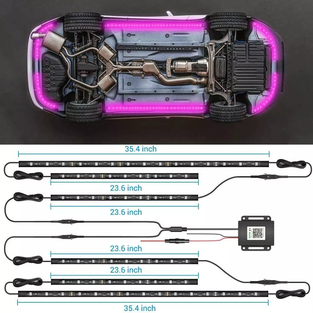 GEN PERFORMANCE RGB 6PCS Underglow LED Kit