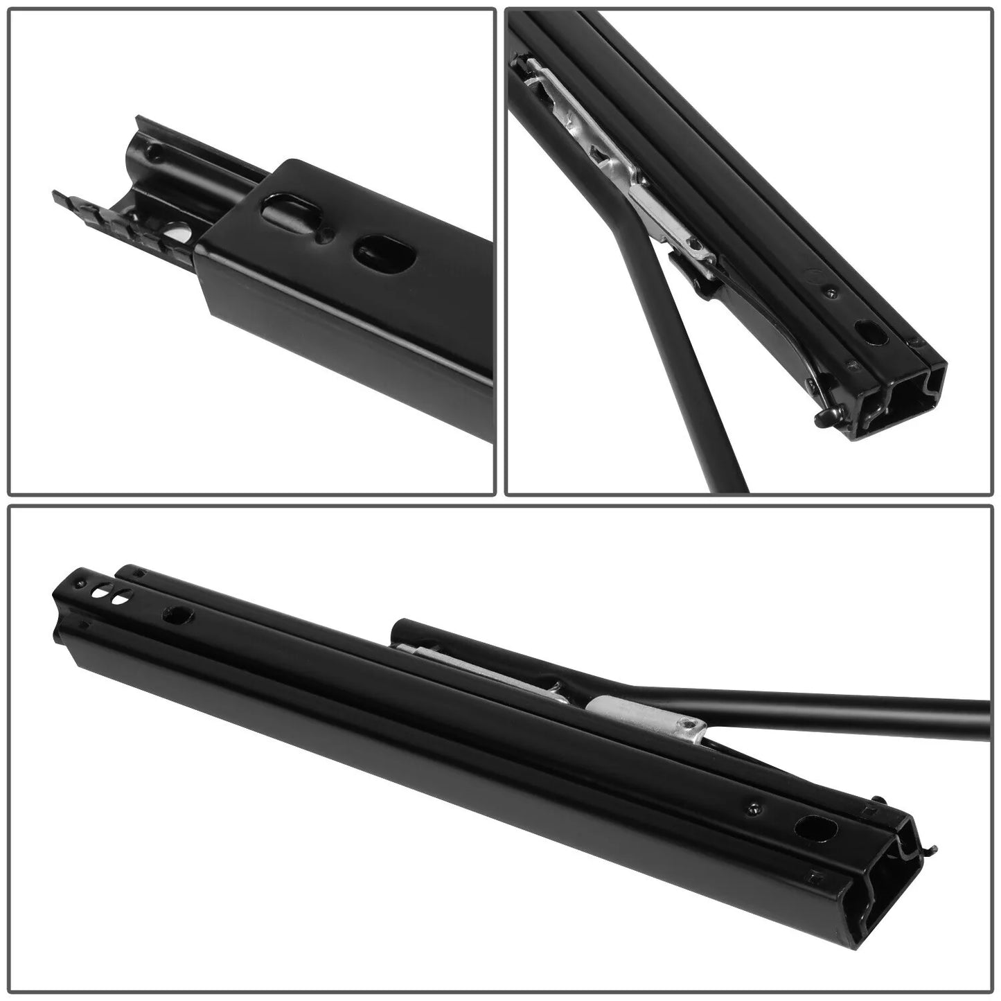 GEN PERFORMANCE Heavy-Duty Mild Steel Universal Dual-Lock Seat Slider