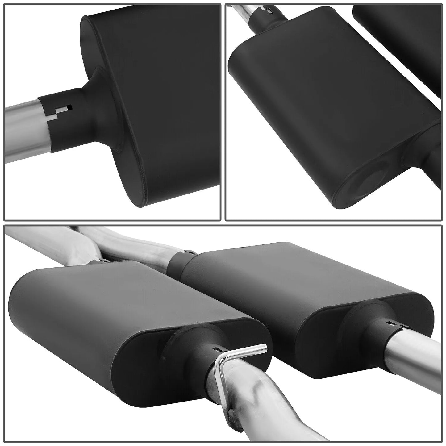 GEN PERFORMANCE 09-14 Dodge Challenger 5.7L 2.5"OD Oval Mufflers Catback Exhaust System