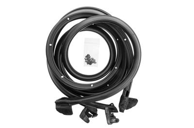 DOOR WEATHERSTRIP WITH CLIPS &