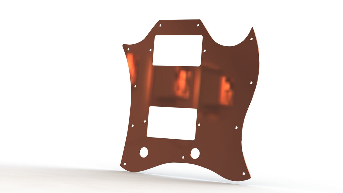 CARBON FIBER Pickguard for SG Standard Full Face Guitar Plate