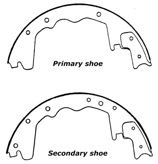 Porterfield Brake Shoes for 2003 FORD F150 4WD Rear Drum 7 Lug